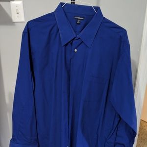 Croft & Barrow Button Down 2XL Blue 18 1/2-19